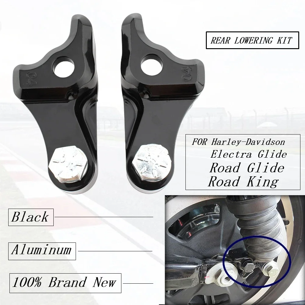 FOR Harley Davidson Street Glide Road King Road Glide Electra Glide Motorcycle Rear Shock Absorption Lowering Kit Down 1 Inch
FOR Harley Davidson Street Glide Road King Road Glide Electra Glide Motorcycle Rear Shock Absorption Lowering Kit Down 1 Inch