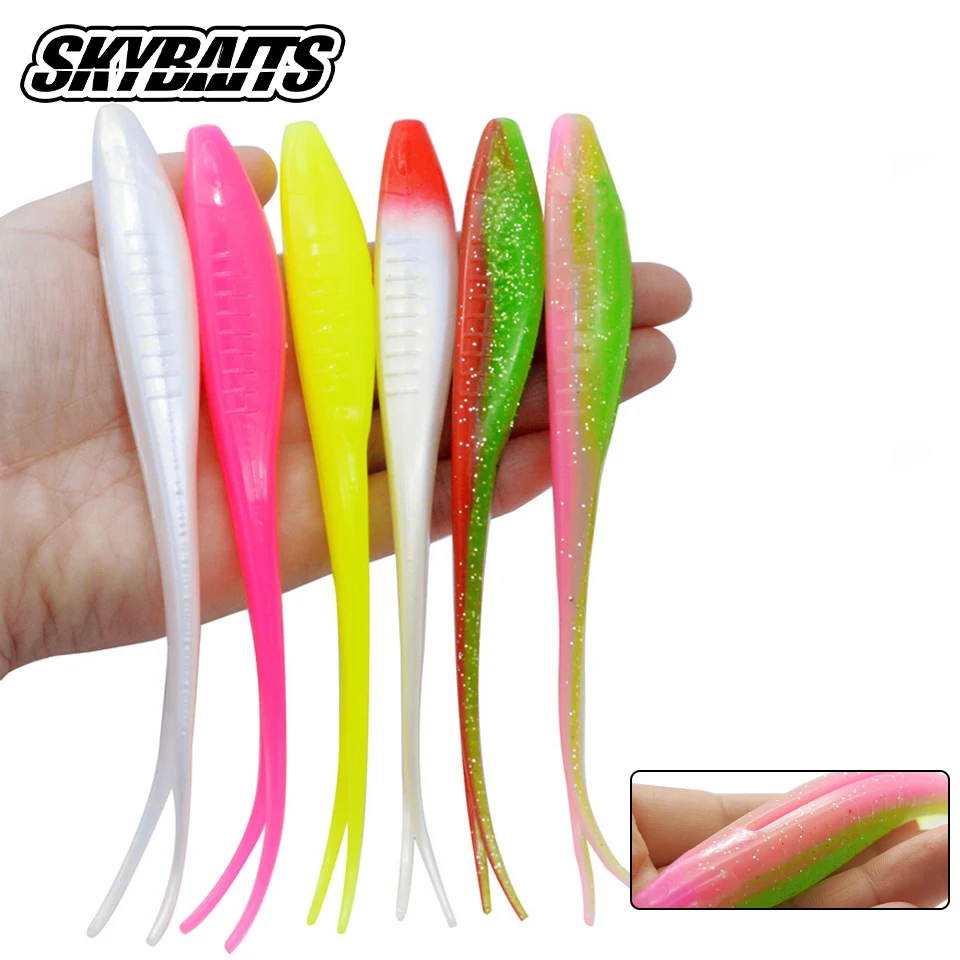 SKYBAITS 3Pcs 170mm 15.5g Drop Shotting Soft Fishing Lure V-shape Split Tail Swimbait Worm Sea Bass Fishing Tackle Freshwater
SKYBAITS 3Pcs 170mm 15.5g Drop Shotting Soft Fishing Lure V-shape Split Tail Swimbait Worm Sea Bass Fishing Tackle Freshwater