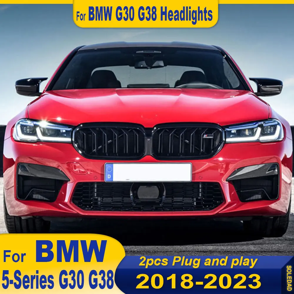 Car Headlight For BMW G30 2018-2023 M5 530i 525i Car автомобильные товары LED DRL Hella Xenon Lens Hella Hid H7 G38 Accessories
Car Headlight For BMW G30 2018-2023 M5 530i 525i Car автомобильные товары LED DRL Hella Xenon Lens Hella Hid H7 G38 Accessories