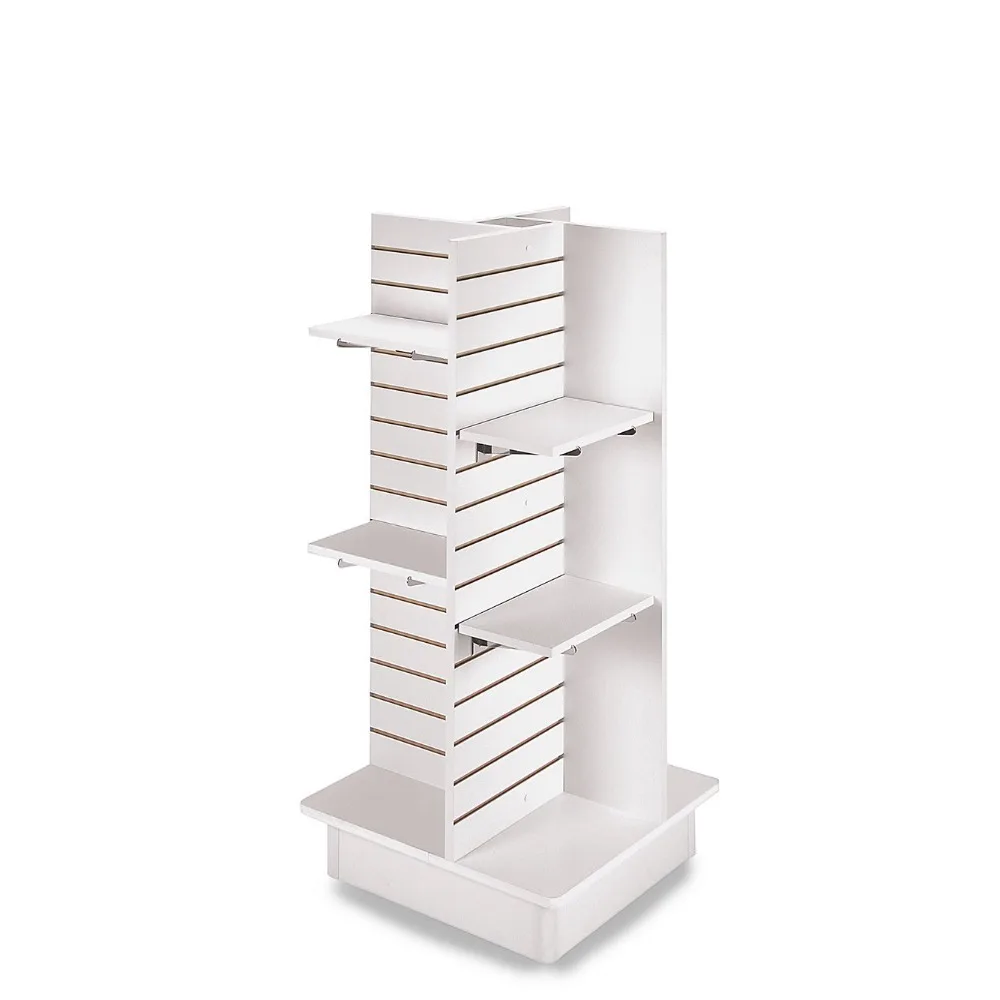 SSWBasics Durable White Slatwall Tower for Retail: Premium Slatwall Display Panels | Versatile Slatwall Gondola Solution 4-Panel
SSWBasics Durable White Slatwall Tower for Retail: Premium Slatwall Display Panels | Versatile Slatwall Gondola Solution 4-Panel