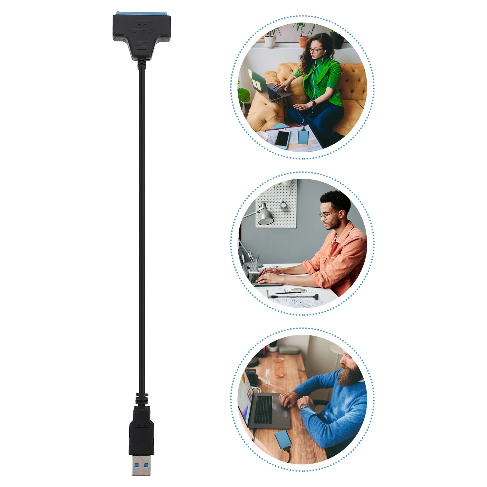 USB 3 0 to Adapter Cable for 2 5 Inch SSD External Black High Speed with 500Mbps Transfer USB 2 0
USB 3 0 to Adapter Cable for 2 5 Inch SSD External Black High Speed with 500Mbps Transfer USB 2 0