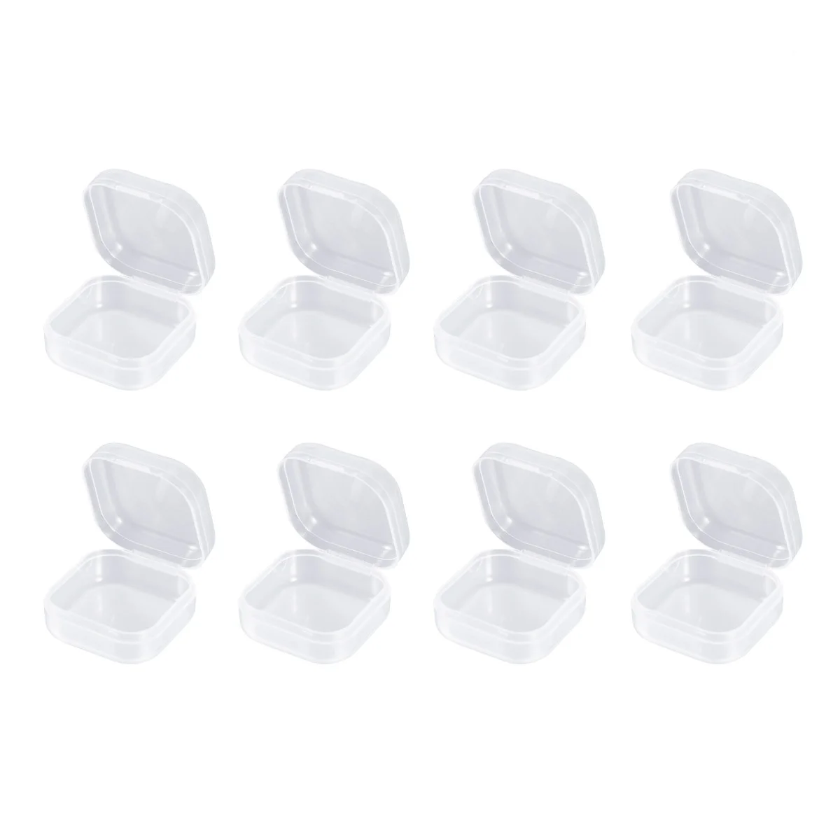 24 Pcs Plastic Storage Boxes Small Transparent Square Containers Lid Cover Non Toxic Durable Beads Travel Closet
24 Pcs Plastic Storage Boxes Small Transparent Square Containers Lid Cover Non Toxic Durable Beads Travel Closet