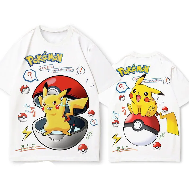 2026 Bandai Summer Pokemon Men and Women Short-sleeved Cartoon T-shirt Top Clothing Uniform 3D Printed Breathable
2026 Bandai Summer Pokemon Men and Women Short-sleeved Cartoon T-shirt Top Clothing Uniform 3D Printed Breathable