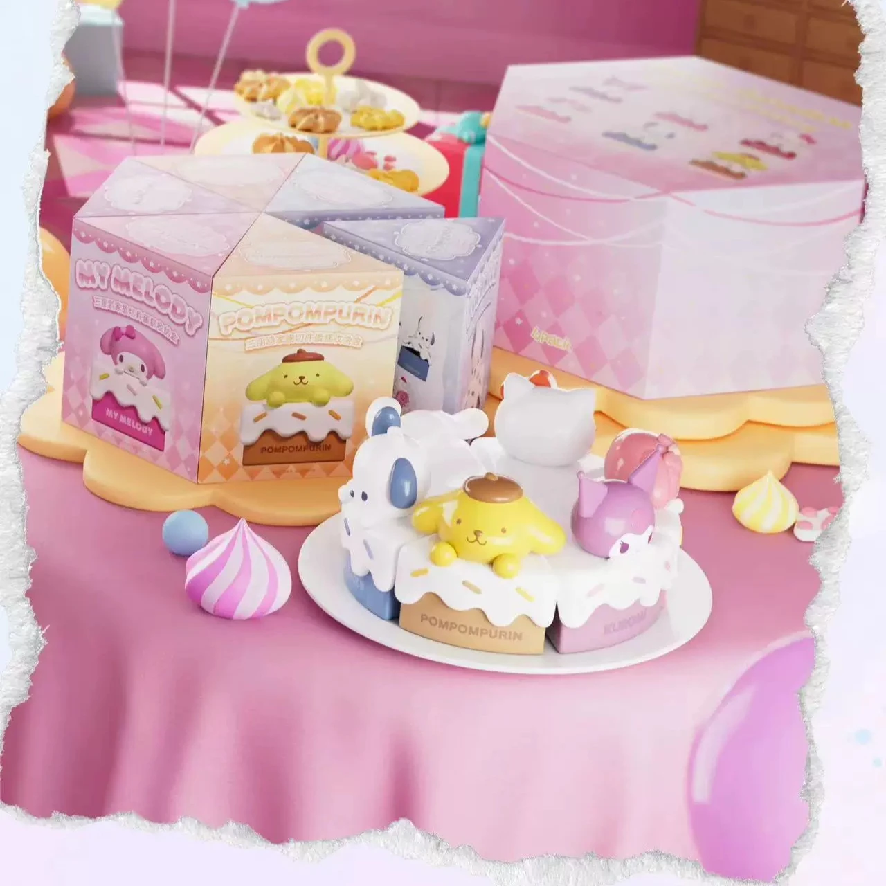 Sanrio Family Cake Cutting Style Cinnamoroll Kuromi Melody Hello Kitty Gift Blind Box Handmade Tabletop Decorative Ornament
Sanrio Family Cake Cutting Style Cinnamoroll Kuromi Melody Hello Kitty Gift Blind Box Handmade Tabletop Decorative Ornament
