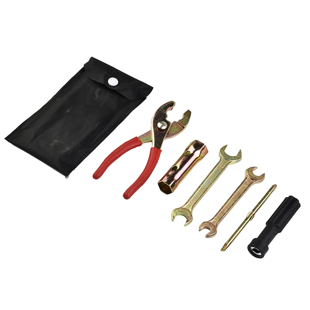 5pc Motorcycle Maintenance Tool Kit Featuring Wrench Pliers Socket Remover and Storage Bag for Honda CBR954RR CB600RR
5pc Motorcycle Maintenance Tool Kit Featuring Wrench Pliers Socket Remover and Storage Bag for Honda CBR954RR CB600RR