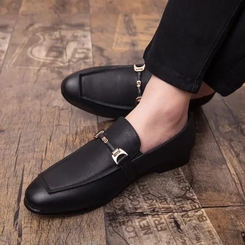 New Men's Formal Wear Shoes Genuine Leather Platform Luxury Loafers for Business Office Wedding Men's One Pedal
New Men's Formal Wear Shoes Genuine Leather Platform Luxury Loafers for Business Office Wedding Men's One Pedal