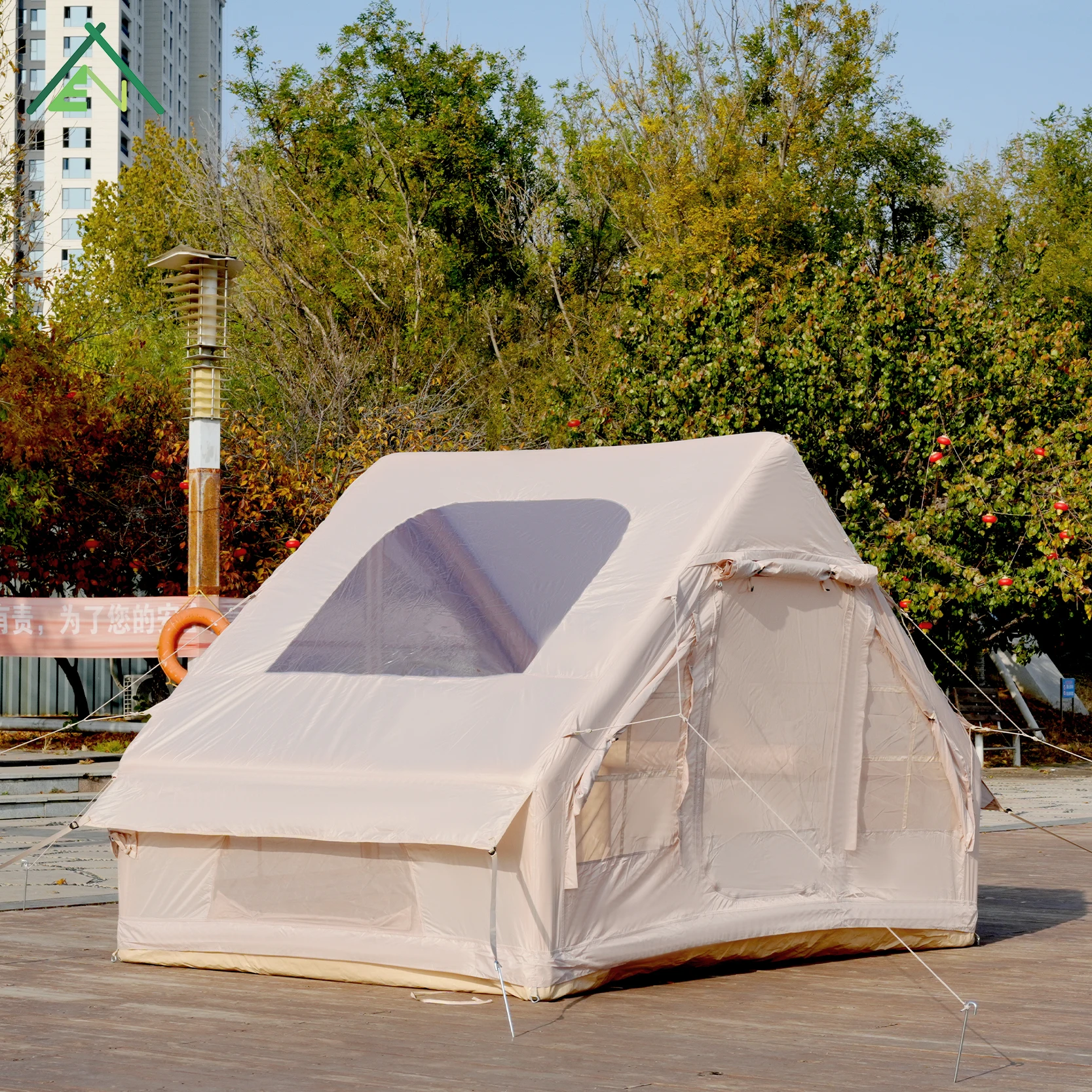 Front and Rear Doors 6.3sqm Waterproof Four-Season Inflatable Camping Tent with Large Awning Easy Setup & Portable Design
Front and Rear Doors 6.3sqm Waterproof Four-Season Inflatable Camping Tent with Large Awning Easy Setup & Portable Design