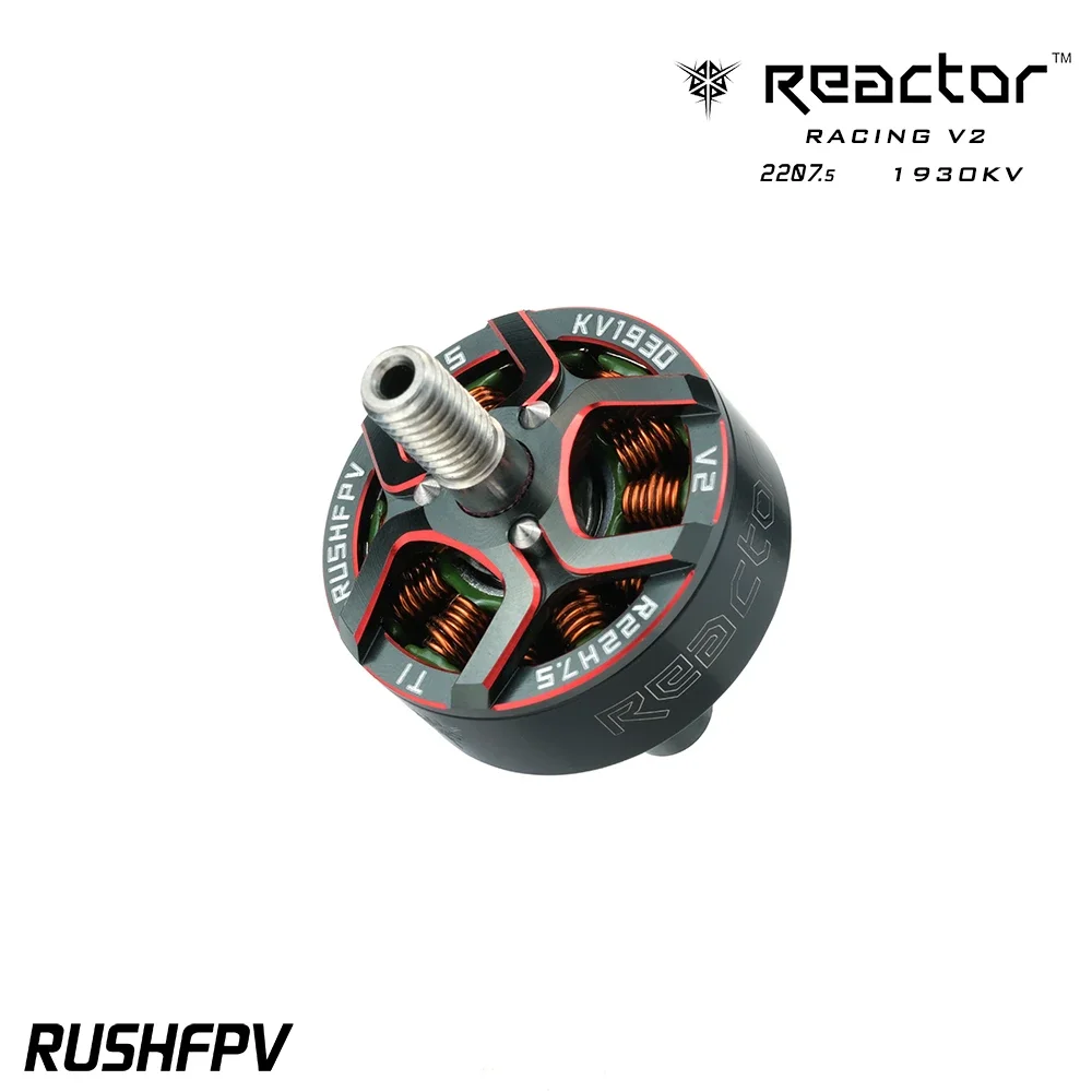 RUSHFPV REACTOR RACING V2 2207.5 1930KV 2030KV 6S Brushless Motor for RC FPV Freestyle Drone FPV Pilot Beginner
RUSHFPV REACTOR RACING V2 2207.5 1930KV 2030KV 6S Brushless Motor for RC FPV Freestyle Drone FPV Pilot Beginner
