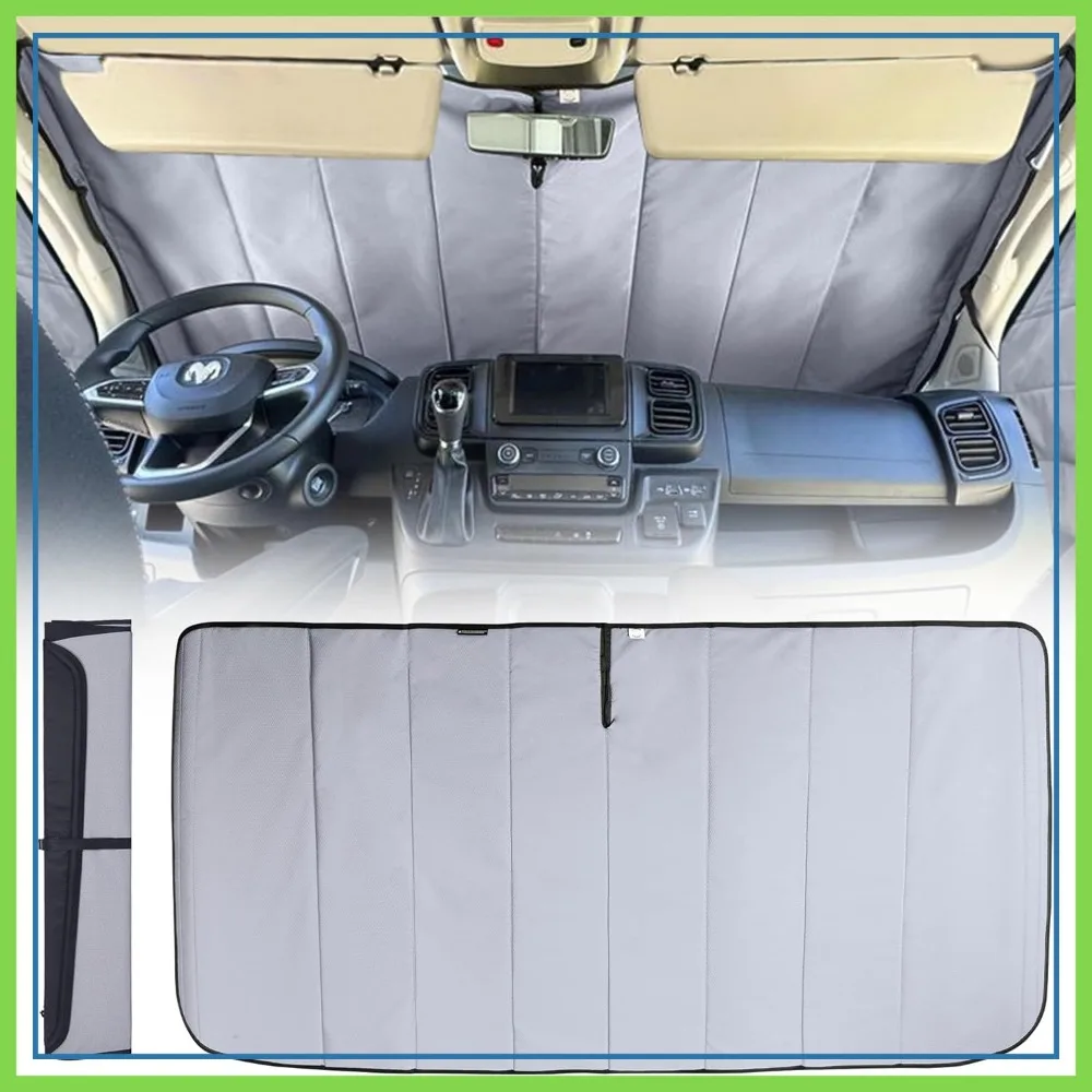 Insulated Blackout Window Covers for RAM Promaster 2014-Current (Windshield)
Insulated Blackout Window Covers for RAM Promaster 2014-Current (Windshield)