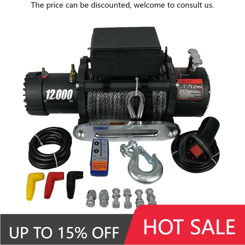 9500LB Electric Winch With Synthetic Rope 12 V Towing Off-Road Electric ATV Winch
9500LB Electric Winch With Synthetic Rope 12 V Towing Off-Road Electric ATV Winch