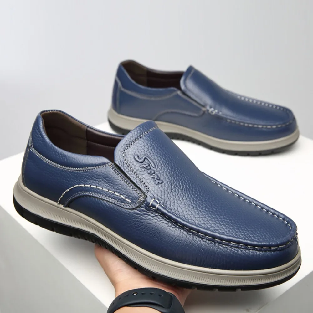 Men's Casual Leather Shoes Men Loafers Shoes Soft Soled Leather Business Casual Shoes Man
Men's Casual Leather Shoes Men Loafers Shoes Soft Soled Leather Business Casual Shoes Man