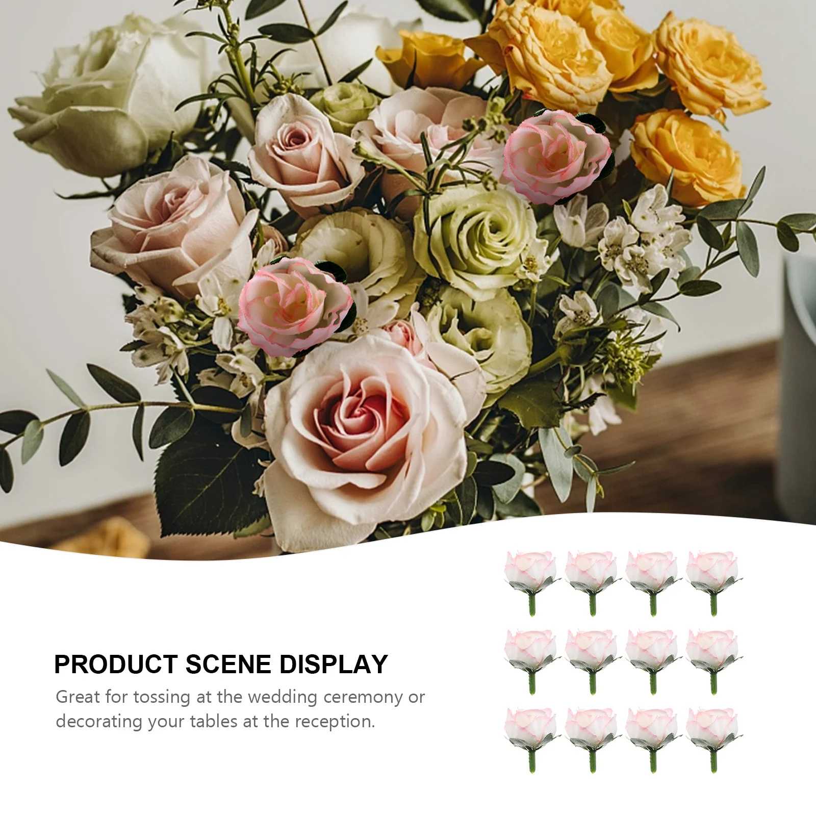 50Pcs Light Pink Artificial Rose Flower Heads 3cm Silk Wedding Tossing Decoration Reusable Event Silk Rose Head
50Pcs Light Pink Artificial Rose Flower Heads 3cm Silk Wedding Tossing Decoration Reusable Event Silk Rose Head