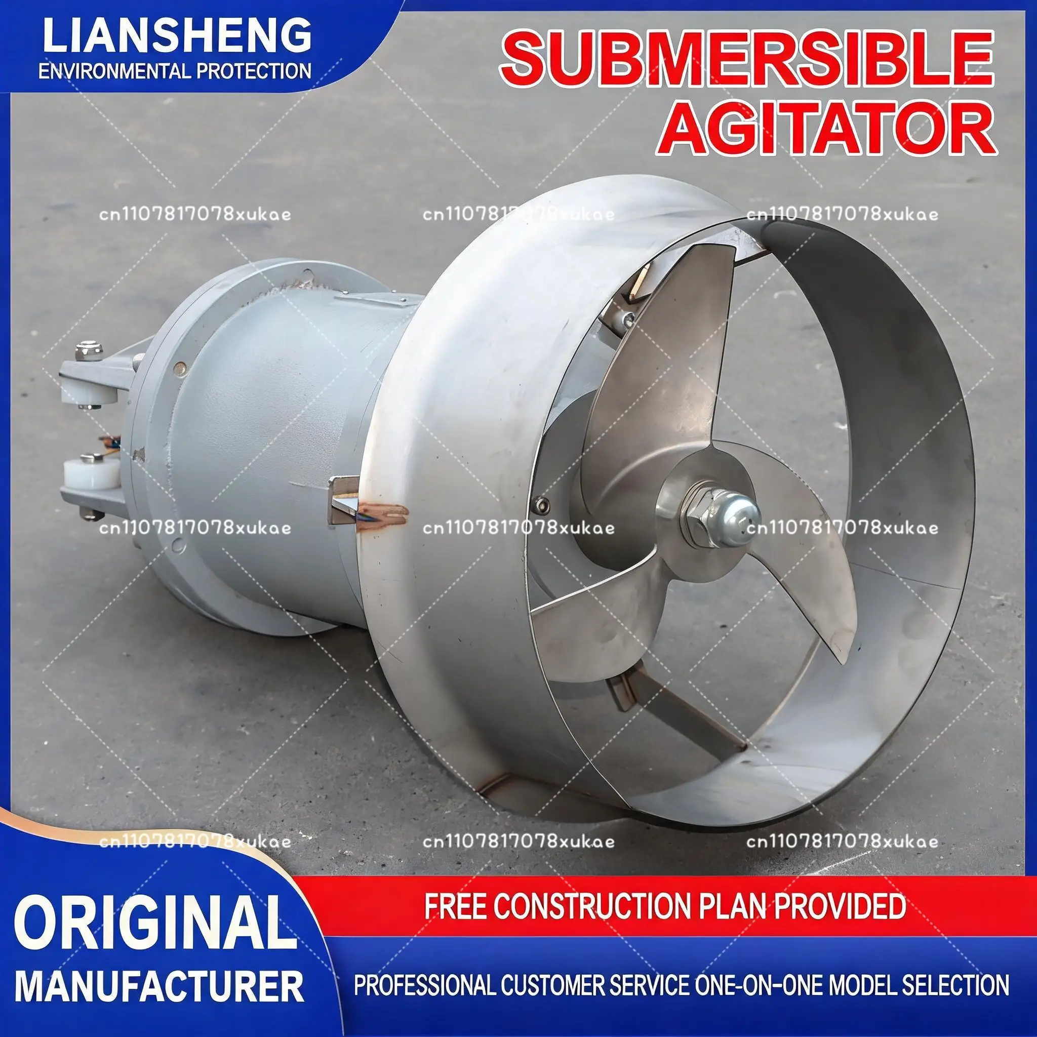 304 Stainless Steel Submersible Mixer Anaerobic Tank Propeller for Waste Water
304 Stainless Steel Submersible Mixer Anaerobic Tank Propeller for Waste Water