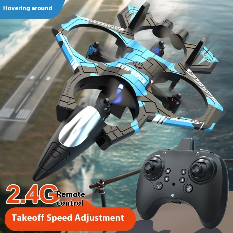 K500max Fighter Jet Quadcopter Drone Rolling Stunt Lights Rc Airplane Four Channels Hovering High Altitude Toy Remote Control
K500max Fighter Jet Quadcopter Drone Rolling Stunt Lights Rc Airplane Four Channels Hovering High Altitude Toy Remote Control