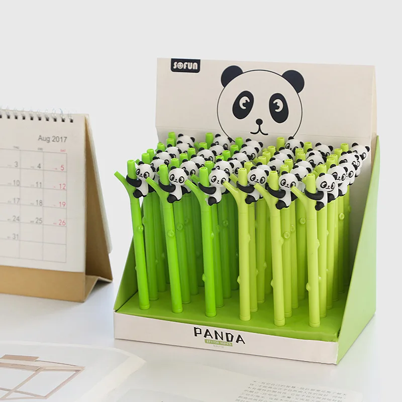 36 pcs/lot Kawaii Panda Gel Pen For Writing Cute 0.5mm Black Ink Pen Gift Stationery Office School Supplies
36 pcs/lot Kawaii Panda Gel Pen For Writing Cute 0.5mm Black Ink Pen Gift Stationery Office School Supplies