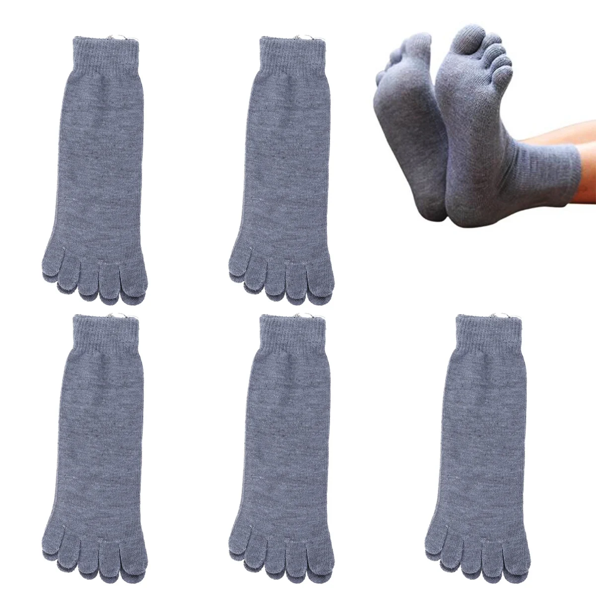 5 пар носков с пятью пальцами, мужские хлопковые дышащие средние носки, легкие влагоотводящие мужские носки, повседневная одежда
5 пар носков с пятью пальцами, мужские хлопковые дышащие средние носки, легкие влагоотводящие мужские носки, повседневная одежда