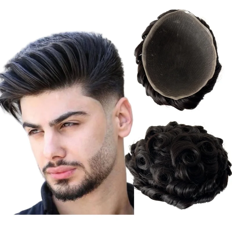 Mongolian Virgin Human Hair Systems Natural Color 32mm Wave Unit 8x10 Full Lace Toupee for European Men
Mongolian Virgin Human Hair Systems Natural Color 32mm Wave Unit 8x10 Full Lace Toupee for European Men