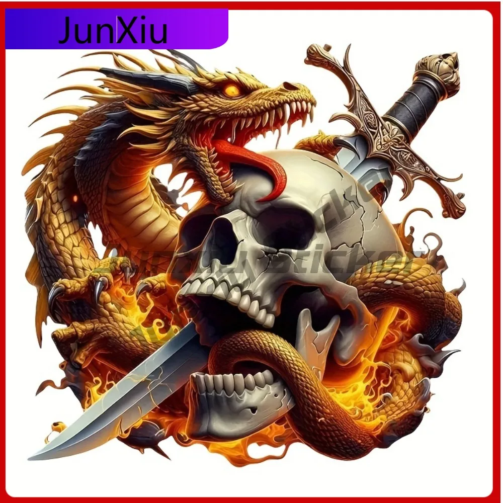 Fierce Dragon & Skull Vinyl Sticker Waterproof Self-Adhesive PVC Decal for s Trucks Motorcycles Cute B Car Laptop Window Bu
Fierce Dragon & Skull Vinyl Sticker Waterproof Self-Adhesive PVC Decal for s Trucks Motorcycles Cute B Car Laptop Window Bu