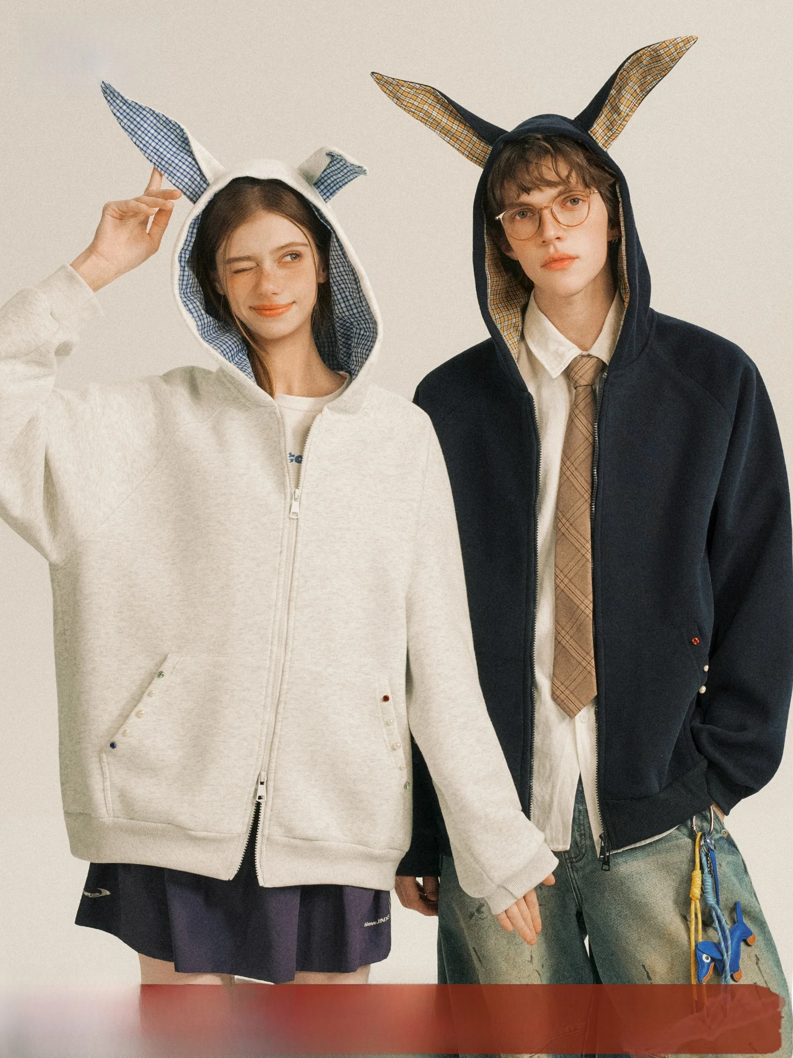 Beetle Town American Sle Rabbit Ear Embellied Open Cardigan Jaet Women's Casual Spor Sweatirt Spring Autumn New Arr...
Beetle Town American Sle Rabbit Ear Embellied Open Cardigan Jaet Women's Casual Spor Sweatirt Spring Autumn New Arr...