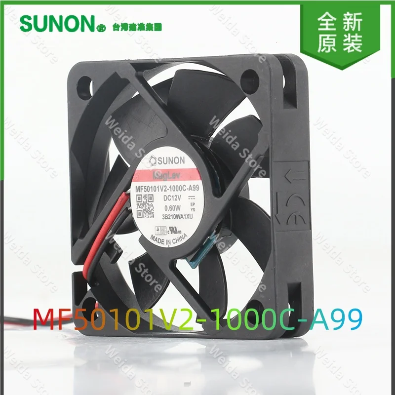 Cooling Fan New SUNON Precision 5CM MF50101V2-1000C-A99 5V 24V 48V DC 12V 0.6W Silent
Cooling Fan New SUNON Precision 5CM MF50101V2-1000C-A99 5V 24V 48V DC 12V 0.6W Silent
