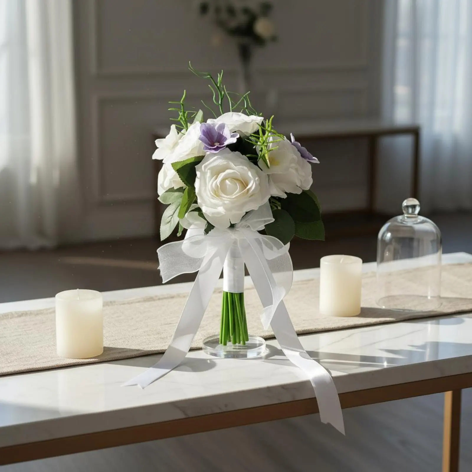 Silk Blossom Arrangement Everlasting Ivory Blossom Arrangement Home Decoration Photo Prop Flower Decor Soft Ribbon Bow
Silk Blossom Arrangement Everlasting Ivory Blossom Arrangement Home Decoration Photo Prop Flower Decor Soft Ribbon Bow