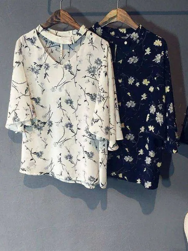 Elegant Chiffon V-neck Half Sleeve Women's Shirt Cleanfit Style Poly Fabric Short Sleeve Thin Chiffon Blouse for Women
Elegant Chiffon V-neck Half Sleeve Women's Shirt Cleanfit Style Poly Fabric Short Sleeve Thin Chiffon Blouse for Women