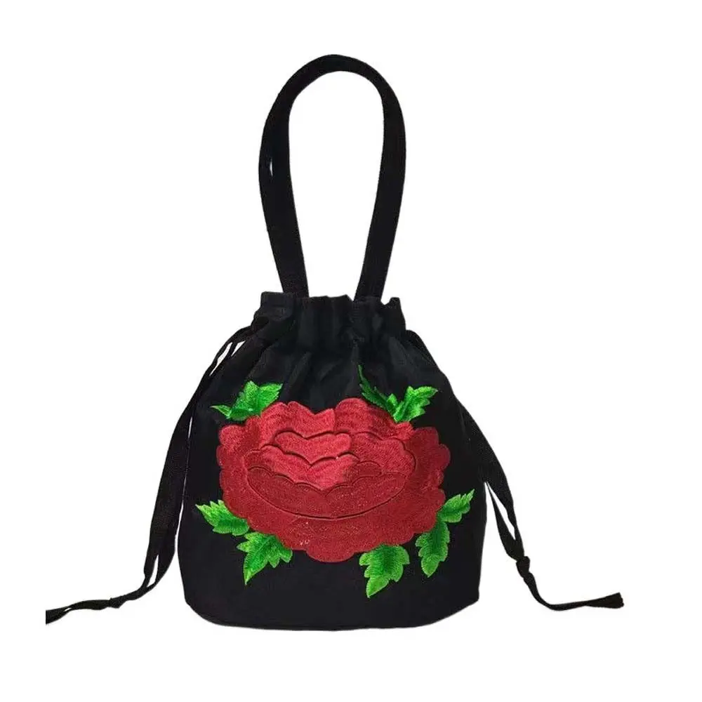 Satin Silk Hanfu Drawstrings Bag Rose Flower Ethnic Style Embroidery Flower Handbag Lunch Bag Korean Small Purse Wallet Shopping
Satin Silk Hanfu Drawstrings Bag Rose Flower Ethnic Style Embroidery Flower Handbag Lunch Bag Korean Small Purse Wallet Shopping