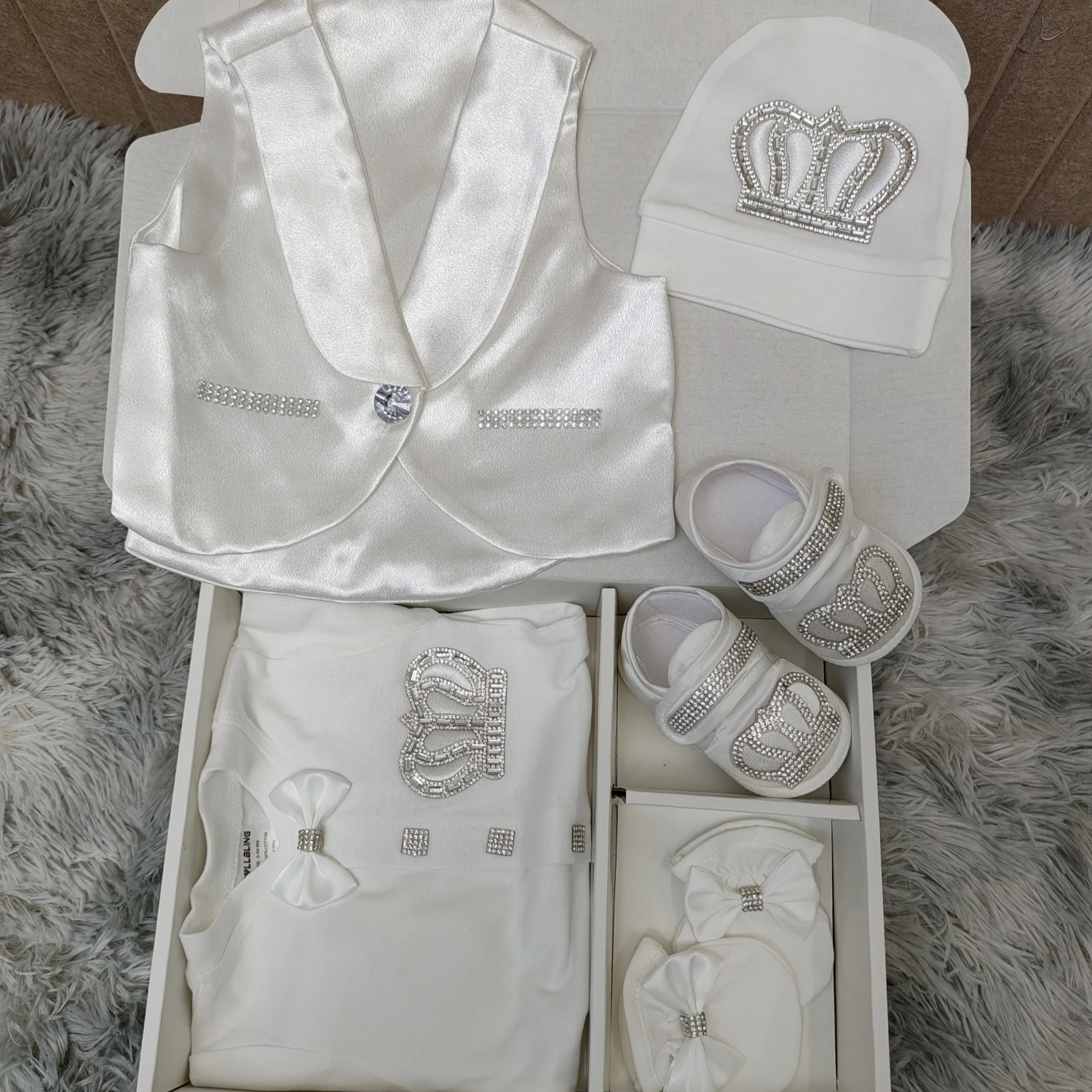 white Blazer Little Gentleman Baby Christening Outfit Baby Boy Baptism Clothes 0-1y wedding baby shower gift box
white Blazer Little Gentleman Baby Christening Outfit Baby Boy Baptism Clothes 0-1y wedding baby shower gift box
