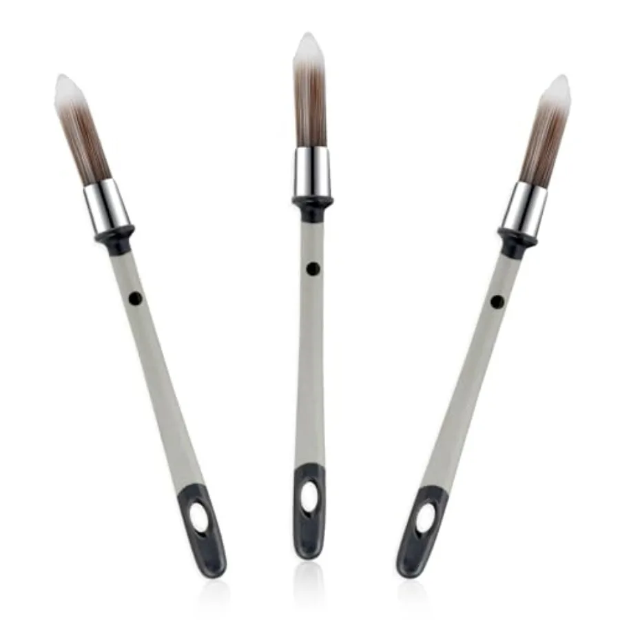 3 Pcs Paint Brushes for Painting Walls 0.37 Inch Small Paint Brush, Trim Paint Brushes Edge Painting Tool for Baseboards Furnit
3 Pcs Paint Brushes for Painting Walls 0.37 Inch Small Paint Brush, Trim Paint Brushes Edge Painting Tool for Baseboards Furnit