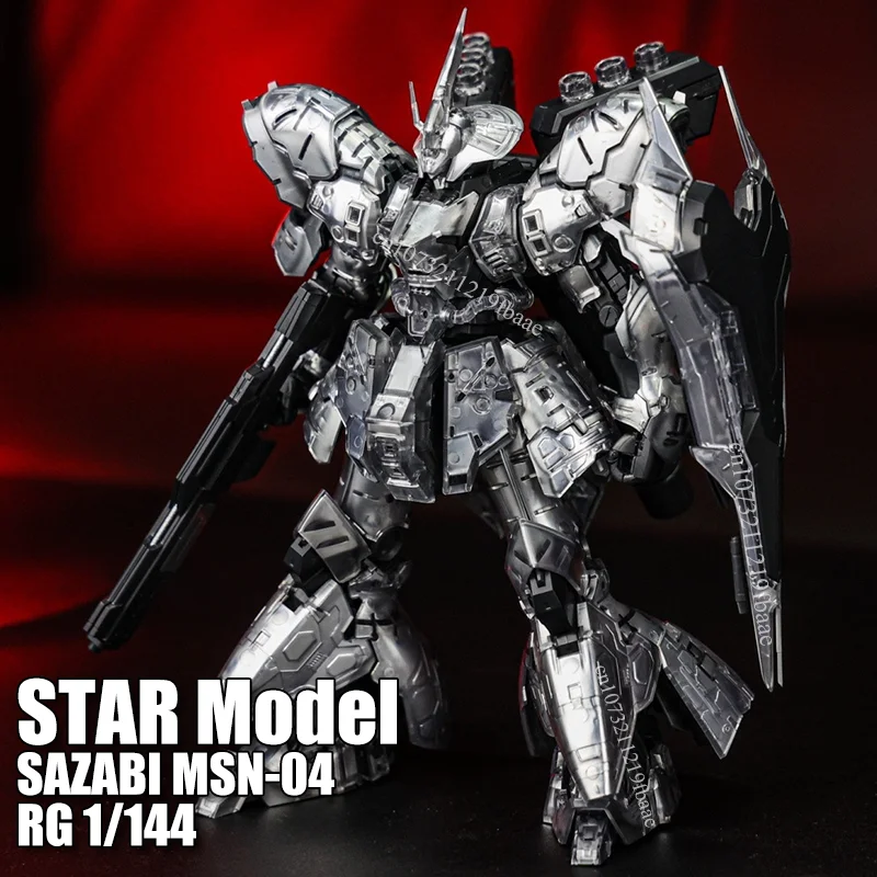 Модель STAR SAZABI MSN-04 RG 1/144, игрушка, электролитически покрытая, прозрачная сборная модель, набор для сборки, фигурки роботов, пластиковый подарок
Модель STAR SAZABI MSN-04 RG 1/144, игрушка, электролитически покрытая, прозрачная сборная модель, набор для сборки, фигурки роботов, пластиковый подарок