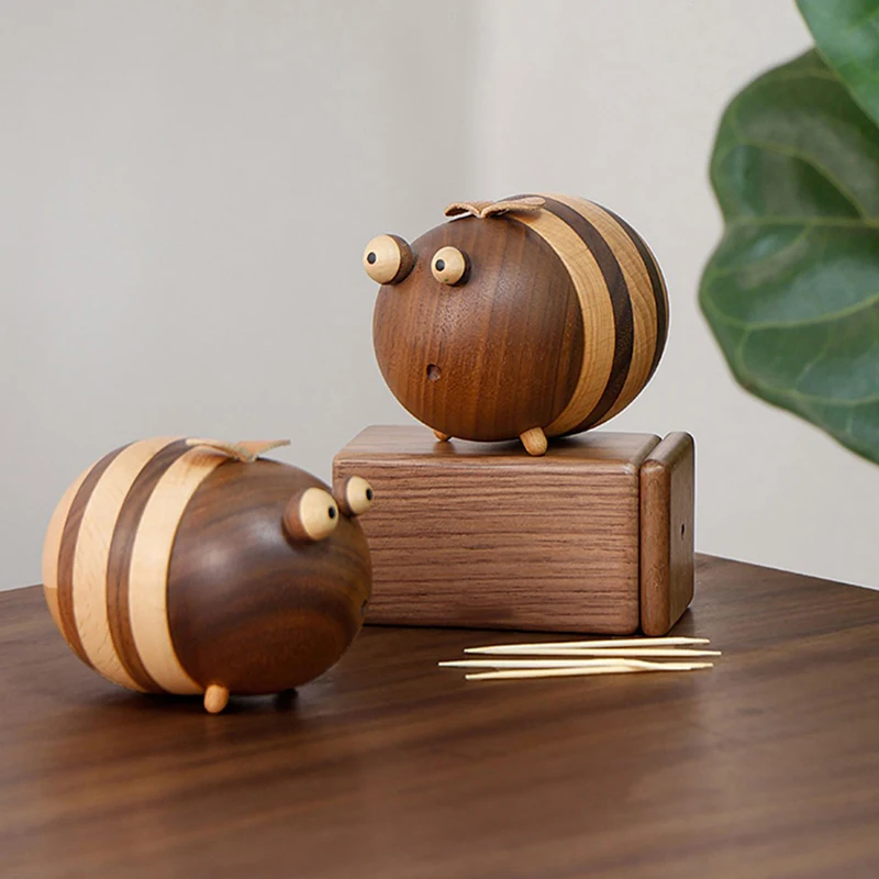 Toothpick Bottle Moisture-proof Toothpick Holder Large Capacity Storing Kitchen Dining Table Bee Shape Toothpick Bottle
Toothpick Bottle Moisture-proof Toothpick Holder Large Capacity Storing Kitchen Dining Table Bee Shape Toothpick Bottle