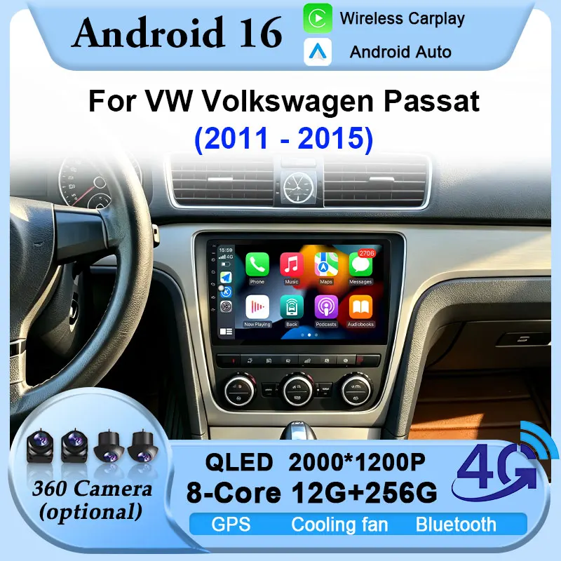 Car Radio For VW Volkswagen Passat 2011 2012 2013 2014 2015 Carplay Android Auto Stereo BT Multimedia Player DSP Stereo GPS Navi
Car Radio For VW Volkswagen Passat 2011 2012 2013 2014 2015 Carplay Android Auto Stereo BT Multimedia Player DSP Stereo GPS Navi