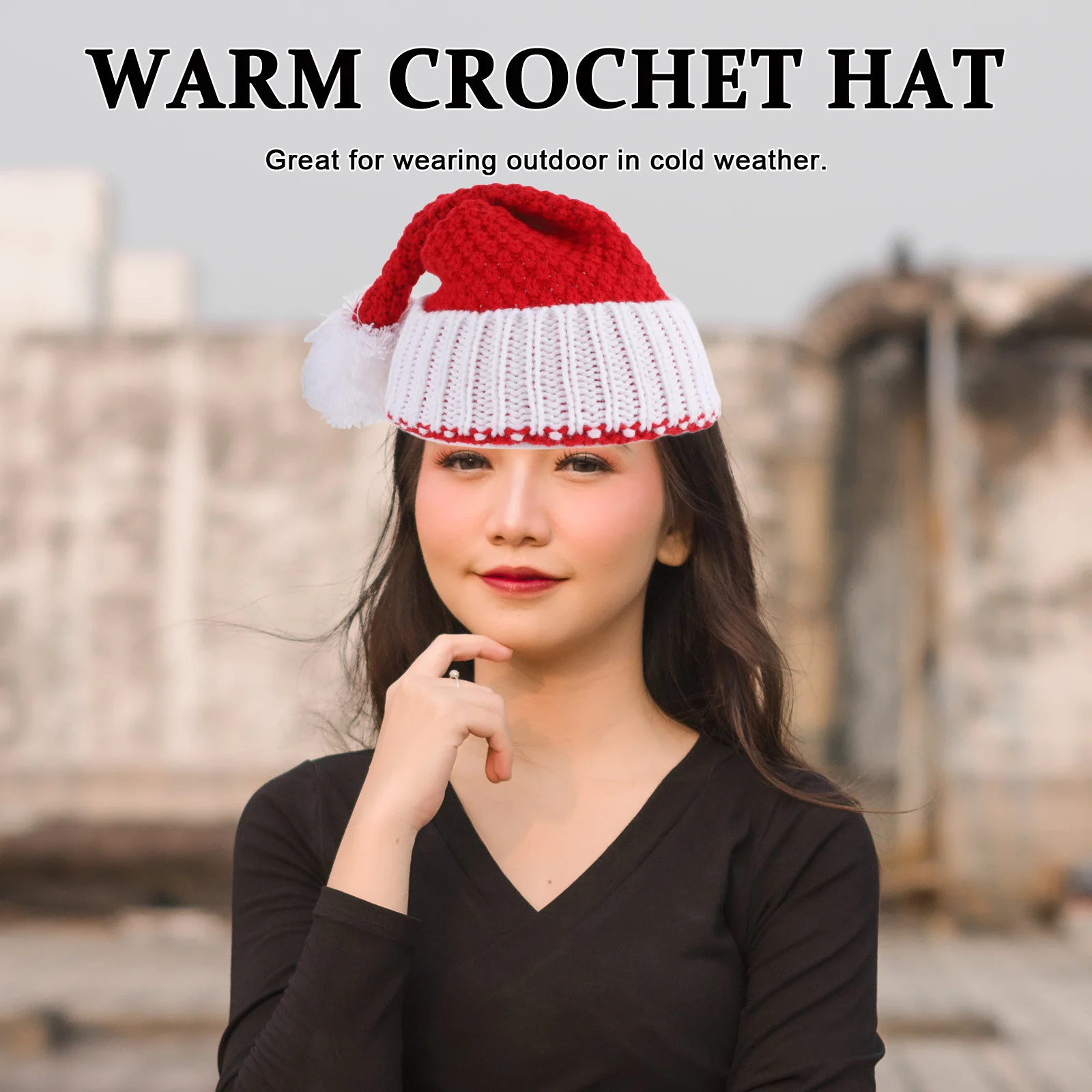 Holiday Knitted Hat Santa Design Winter Beanie for Adults Warm Comfortable Outdoor Wear Festive Gift for Family Friends
Holiday Knitted Hat Santa Design Winter Beanie for Adults Warm Comfortable Outdoor Wear Festive Gift for Family Friends