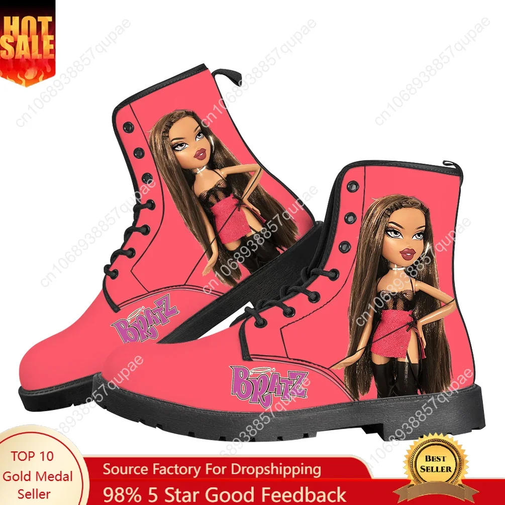 Bratz Flat Boots Cartoon Anime Lovely Mens Womens Teenager Shoes Casual Outdoor Footwear High Quality Couple Customized Shoe
Bratz Flat Boots Cartoon Anime Lovely Mens Womens Teenager Shoes Casual Outdoor Footwear High Quality Couple Customized Shoe
