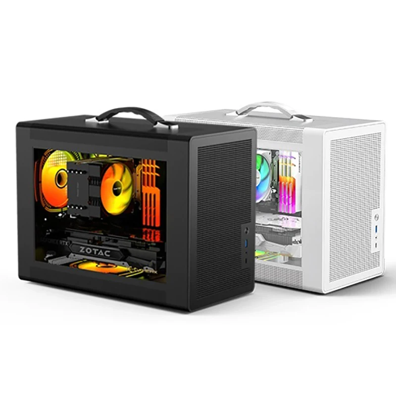 Power Train X-GAMERX P60 Portable Mini ITX/MATX Desktop Case Type-C Portable Gaming Desktop Computer Case
Power Train X-GAMERX P60 Portable Mini ITX/MATX Desktop Case Type-C Portable Gaming Desktop Computer Case