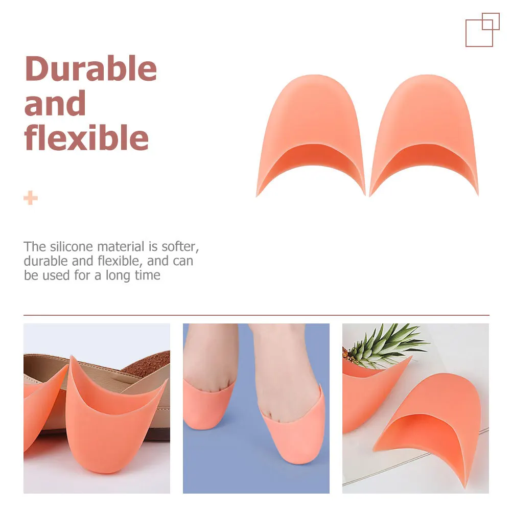 1Pair Soft Silicone Anti-Pain Foot Pads Scientific Arc Design Breathable Toe Protectors for Ballet Dance Shoe Insert Reusable
1Pair Soft Silicone Anti-Pain Foot Pads Scientific Arc Design Breathable Toe Protectors for Ballet Dance Shoe Insert Reusable