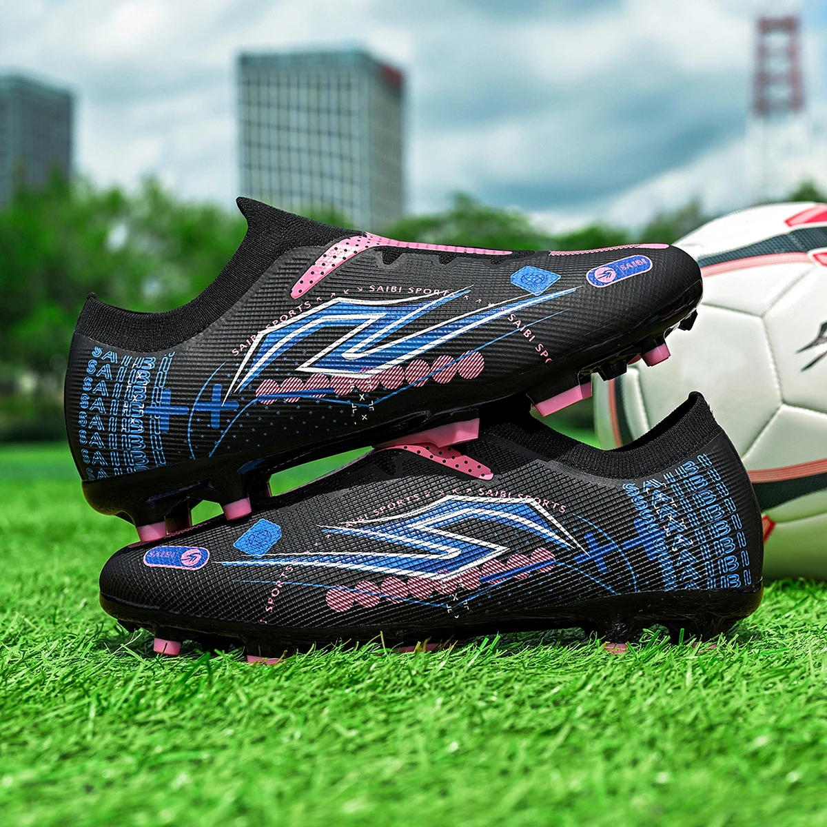 AG FG football shoes Ventilated PU Fabric TPU Durable Outsole Wear Resistant Unisex Adult Teenager Sports Shoes
AG FG football shoes Ventilated PU Fabric TPU Durable Outsole Wear Resistant Unisex Adult Teenager Sports Shoes