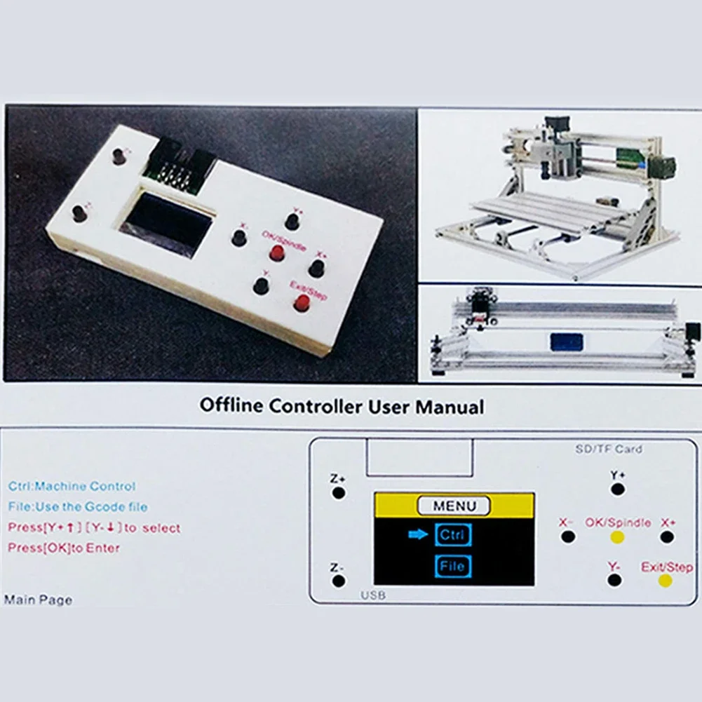 Control CNC Router Directly Offline Controller Offline Controller Manual Control Offline Controller Module W/ Cable
Control CNC Router Directly Offline Controller Offline Controller Manual Control Offline Controller Module W/ Cable