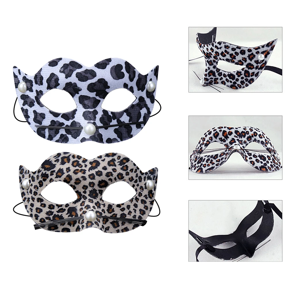 4 Pcs PVC Leopard Print Mask Costume Outdoor Party Halloween Supplies Patch Animal Themed Cartoon Masks 
4 Pcs PVC Leopard Print Mask Costume Outdoor Party Halloween Supplies Patch Animal Themed Cartoon Masks