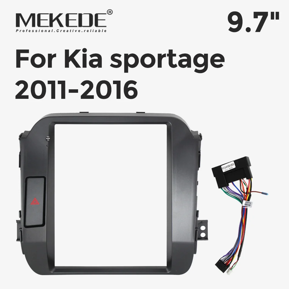 MEKEDE 9.7 Inch Car Radio Fascias For KIA Sportage 2011-2016 Android Stereo Frame Player 2 Din Head Unit Panel Dash Trim
MEKEDE 9.7 Inch Car Radio Fascias For KIA Sportage 2011-2016 Android Stereo Frame Player 2 Din Head Unit Panel Dash Trim