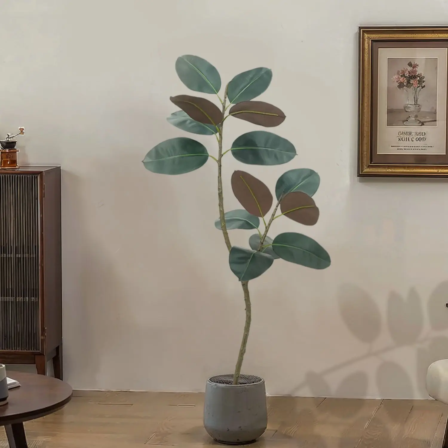 Popular Fake Green Plant Artificial Rubber Tree Large Leaves Indoor Potted Decor For Living Room Office
Popular Fake Green Plant Artificial Rubber Tree Large Leaves Indoor Potted Decor For Living Room Office