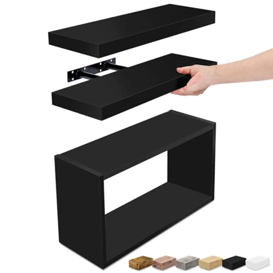 Floating Shelves for Wall Set of 3 - Bathroom Shelves for Wall Storage, Over Toilet, Bedroom, Farmhouse, Decor - 2 Floating She
Floating Shelves for Wall Set of 3 - Bathroom Shelves for Wall Storage, Over Toilet, Bedroom, Farmhouse, Decor - 2 Floating She