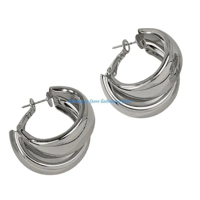573B Stylish Circle Hoop Earrings Dangle Earrings Comfortable Ear Jewelry for Daily
573B Stylish Circle Hoop Earrings Dangle Earrings Comfortable Ear Jewelry for Daily