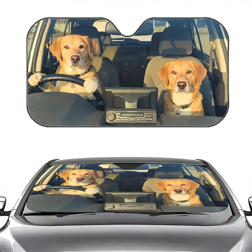 A Dog Driving Sun Visor Retractable Car Sun Visor Car Windshield Sun Shade UV Protector Window Cover
A Dog Driving Sun Visor Retractable Car Sun Visor Car Windshield Sun Shade UV Protector Window Cover