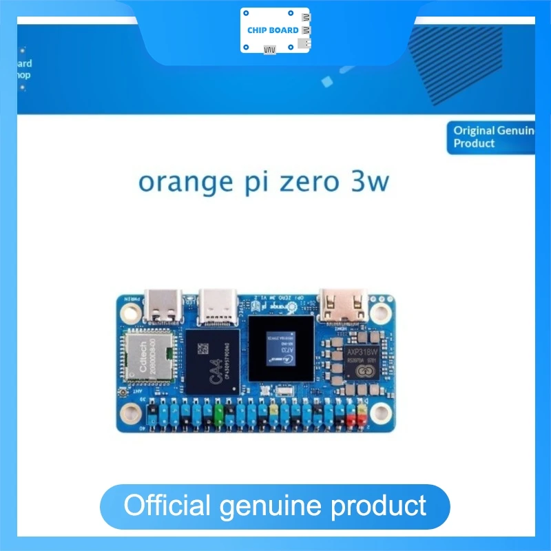 Orange Pi Zero 3W SBC, Allwinner A733 Octa Core 2xA76+6xA55 up to 2.0GHz, 3TOPS AI, Mixed Precision INT8/16 FP16 BF16 Support
Orange Pi Zero 3W SBC, Allwinner A733 Octa Core 2xA76+6xA55 up to 2.0GHz, 3TOPS AI, Mixed Precision INT8/16 FP16 BF16 Support