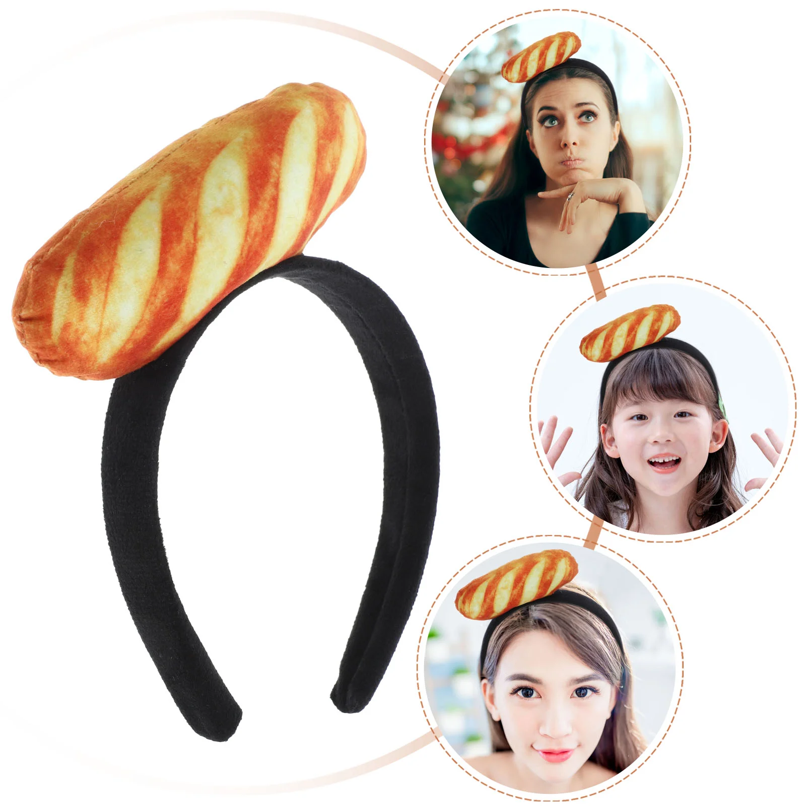 Bread Headband Cute Plush Party Accessories Lightweight Comfortable Women Headdress Masquerade Carnival Cosplay Hair Clasp Photo
Bread Headband Cute Plush Party Accessories Lightweight Comfortable Women Headdress Masquerade Carnival Cosplay Hair Clasp Photo