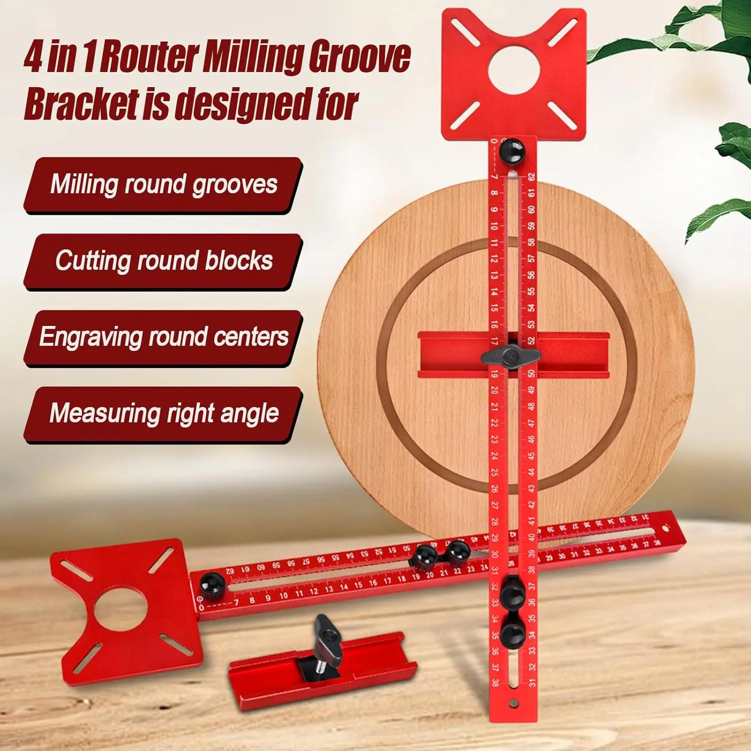 3 in 1 Router Milling Groove Bracket Multifunctional Metal Circle Cutting Jig and Milling Circular Auxiliary Tool For Woodwork
3 in 1 Router Milling Groove Bracket Multifunctional Metal Circle Cutting Jig and Milling Circular Auxiliary Tool For Woodwork
