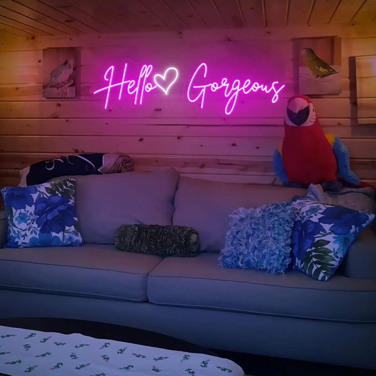 30x9 Inch Pink Hello Gorgeous Neon Sign for Wall Decor LED Light
30x9 Inch Pink Hello Gorgeous Neon Sign for Wall Decor LED Light