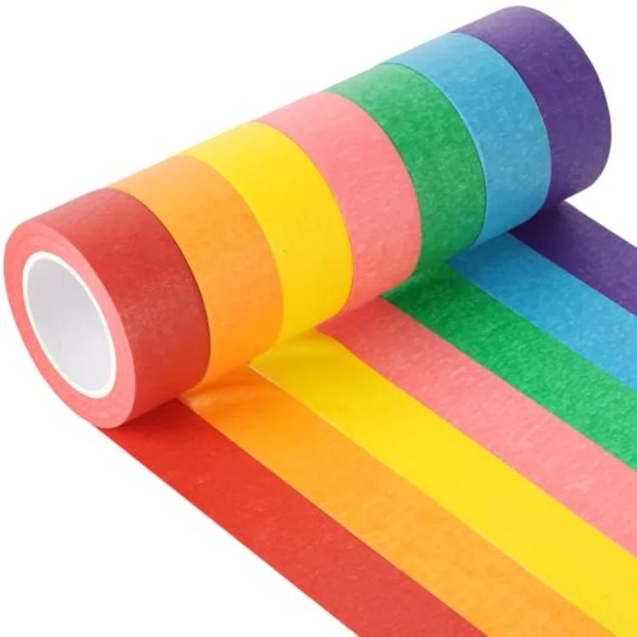 Craft Colored Painters Tape 1 Inch, Writable & Residue-Free, Multi-Color with Storage Case
Craft Colored Painters Tape 1 Inch, Writable & Residue-Free, Multi-Color with Storage Case