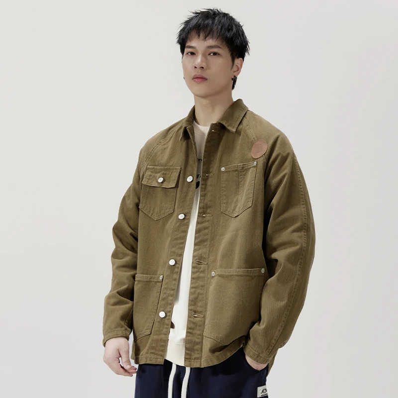 Fashionable men spring and autumn new fashion American denim jacket retro casual jacket with shoulder sleeve long sleeve shirt
Fashionable men spring and autumn new fashion American denim jacket retro casual jacket with shoulder sleeve long sleeve shirt
